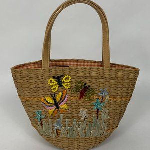 Floral Basket Purse